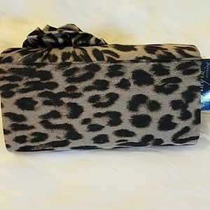 Magid Evening Bags - Leopard Rose evening print clutch Magid Evening Bags - Leopard Rose evening print clutch